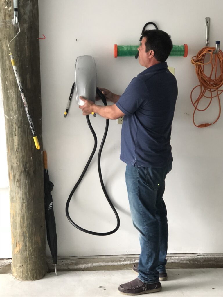 electric vehicle charging station installation